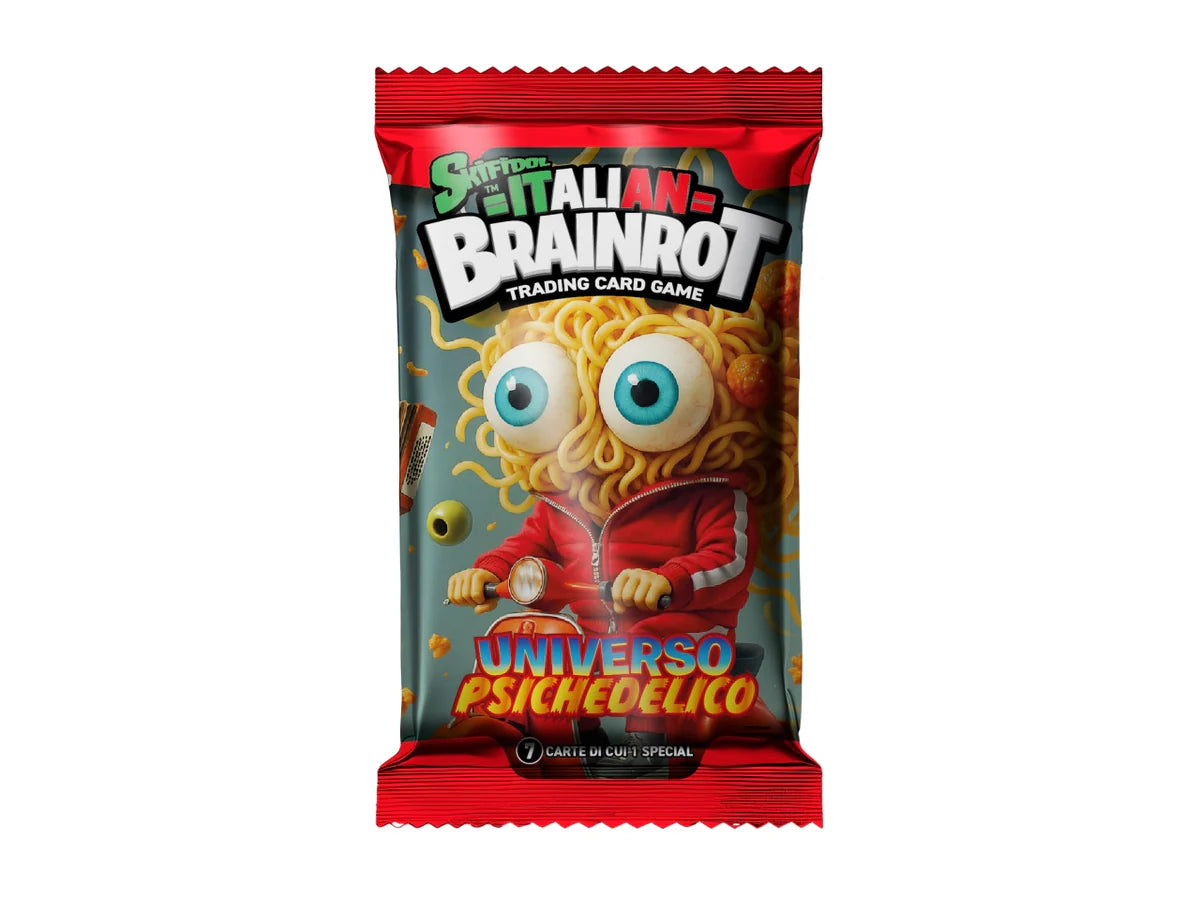 Skifidol italian brainrot – 1 bustina 7 carte + 1 special – Universo psichedelico