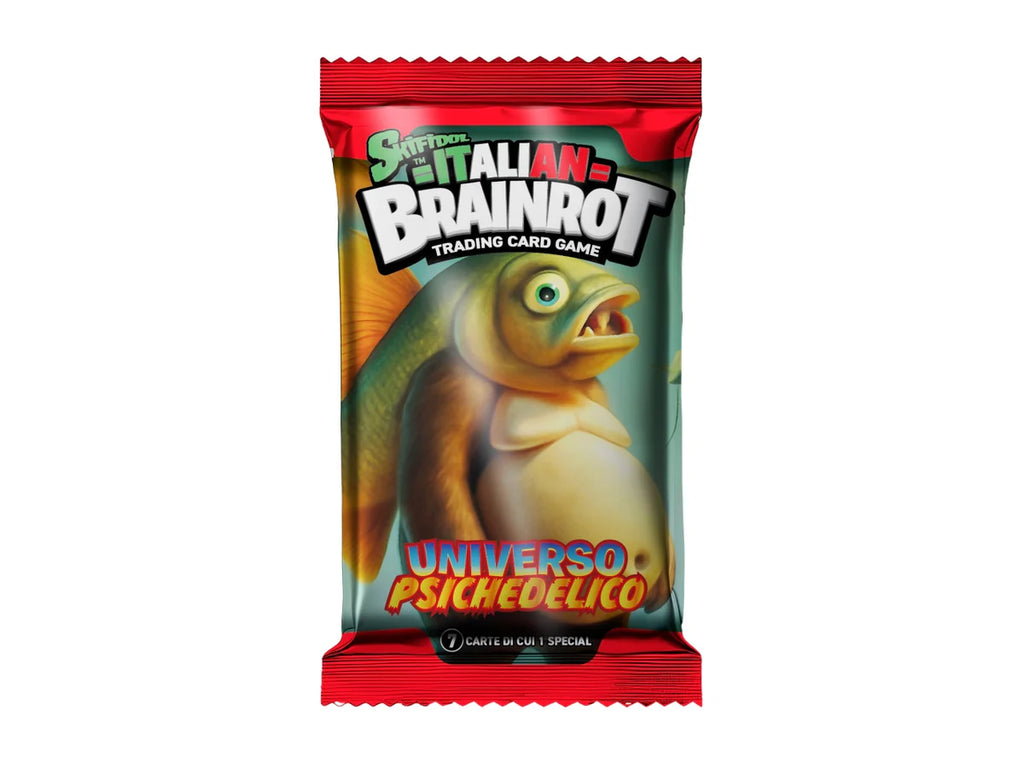 Skifidol italian brainrot – 1 bustina 7 carte + 1 special – Universo psichedelico