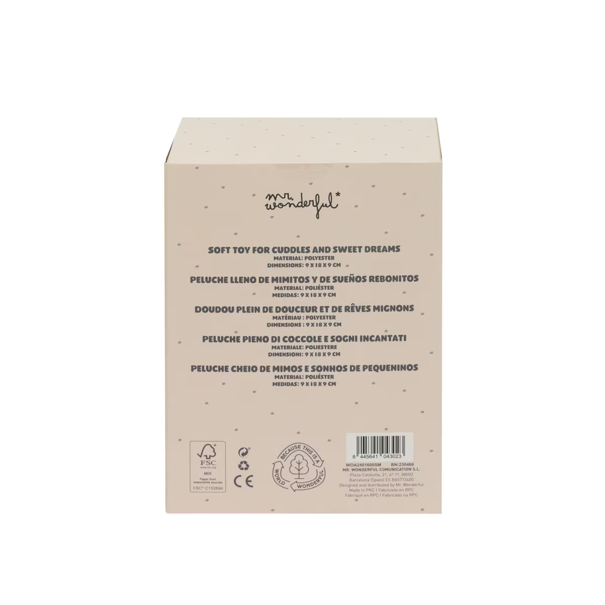 Mr.Wonderful: eluche dudú - Ape e Panda rosso