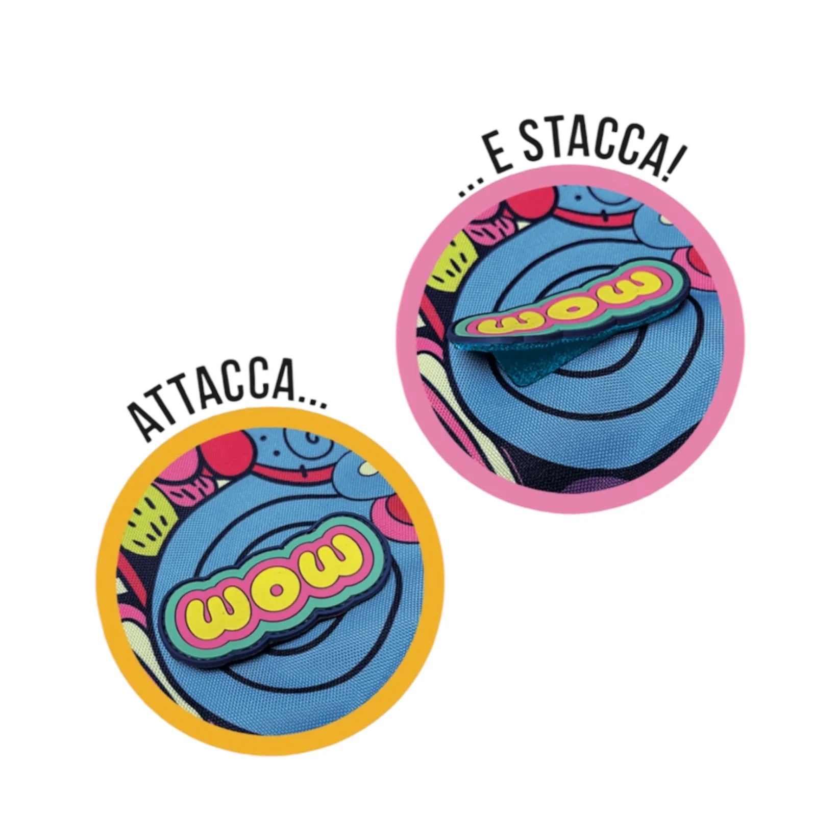 Zaino Trolley Crooooss Girl Power 28L – Tinta Unita Click | Patch Staccabili e Ruote Salgono le Scale