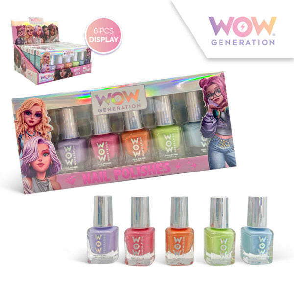 Wow generation: Set di 5 smalti per unghie