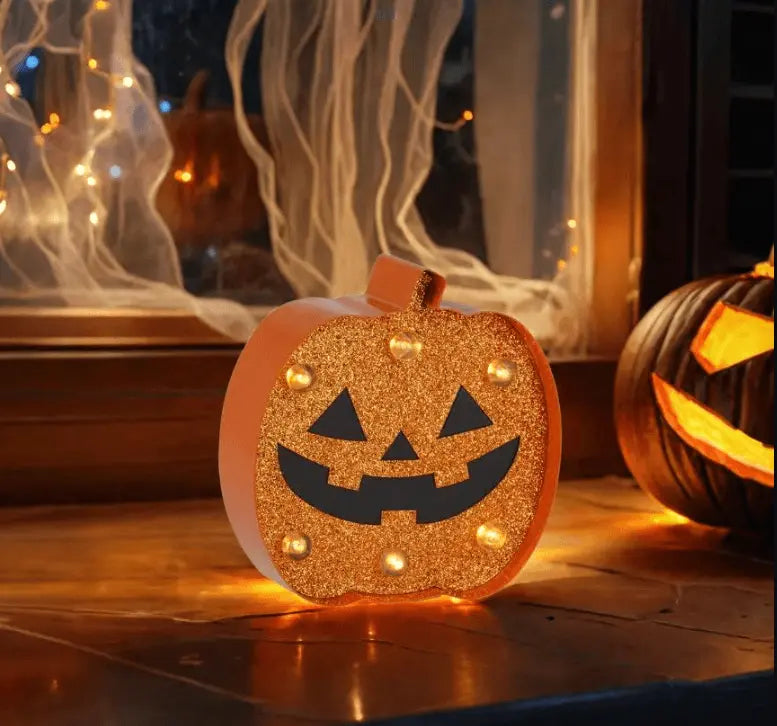 Legami Mini Luce Decorativa Zucca Glitter con LED