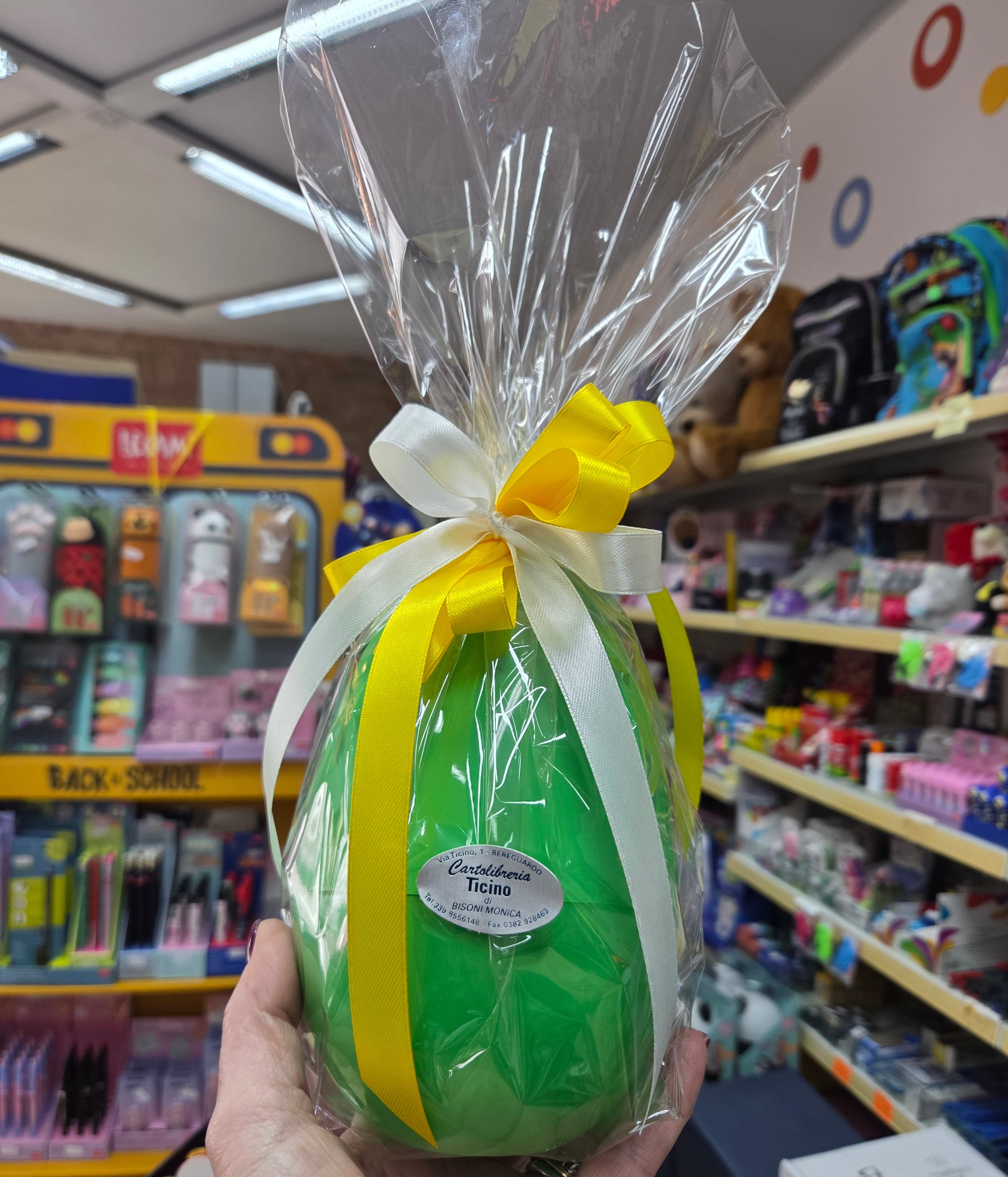 Uovo piccolo di Pasqua pieno di cancelleria Kawaii