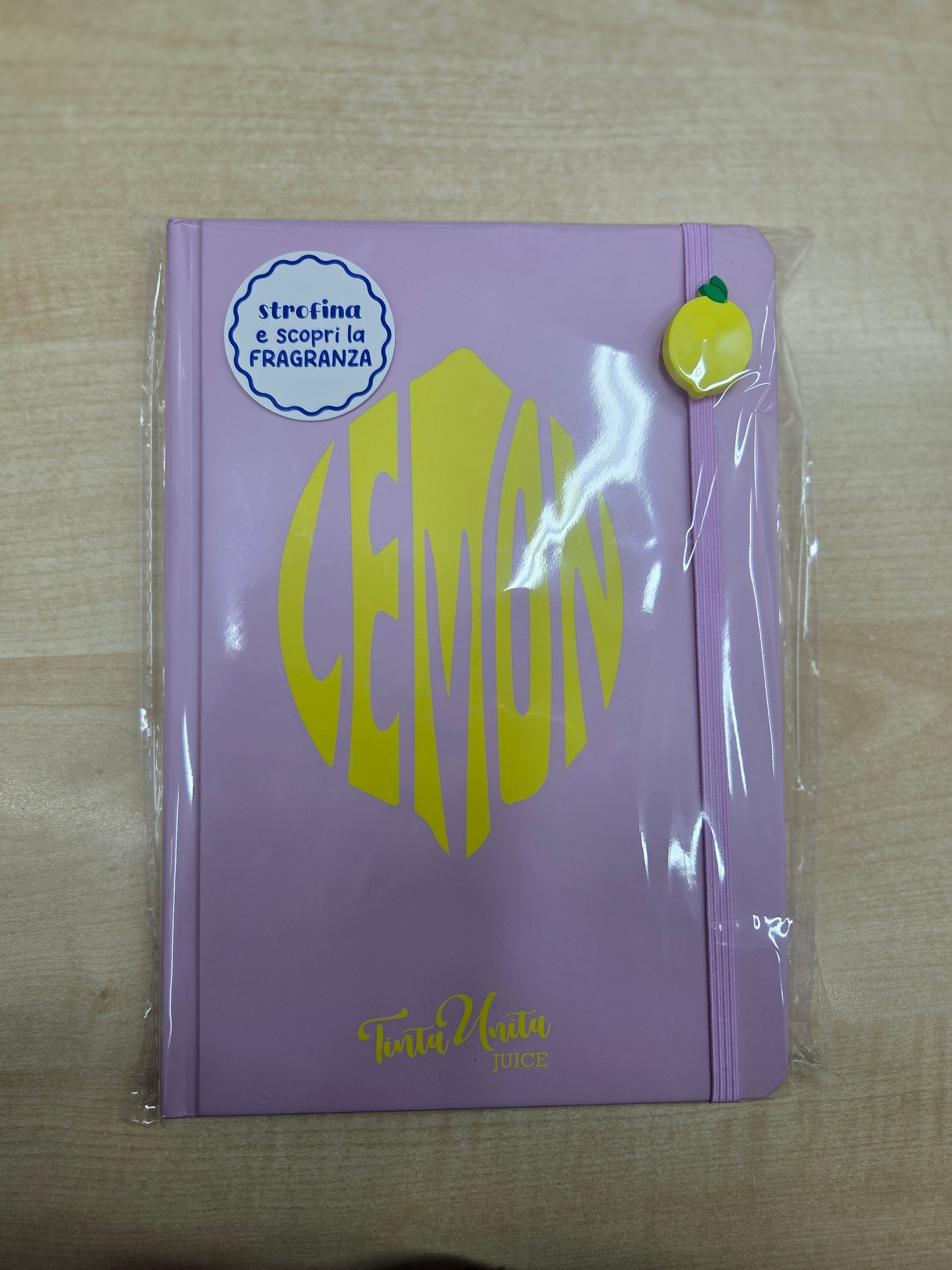 Tinta Unita Juice – Notebook Profumato A5 con Elastico – Fogli Bianchi