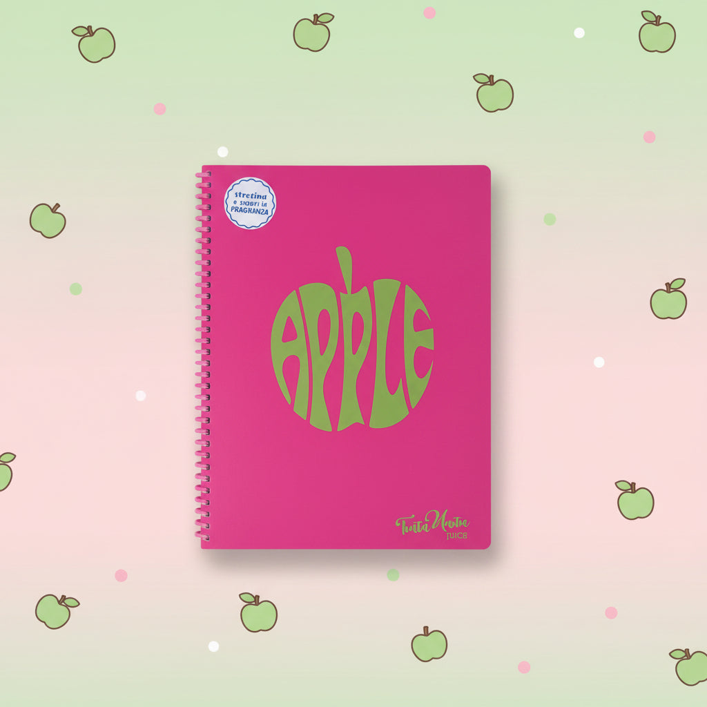 Tinta Unita Juice – Maxi Quaderno Spiralato Profumato A4 – Rigatura 5M