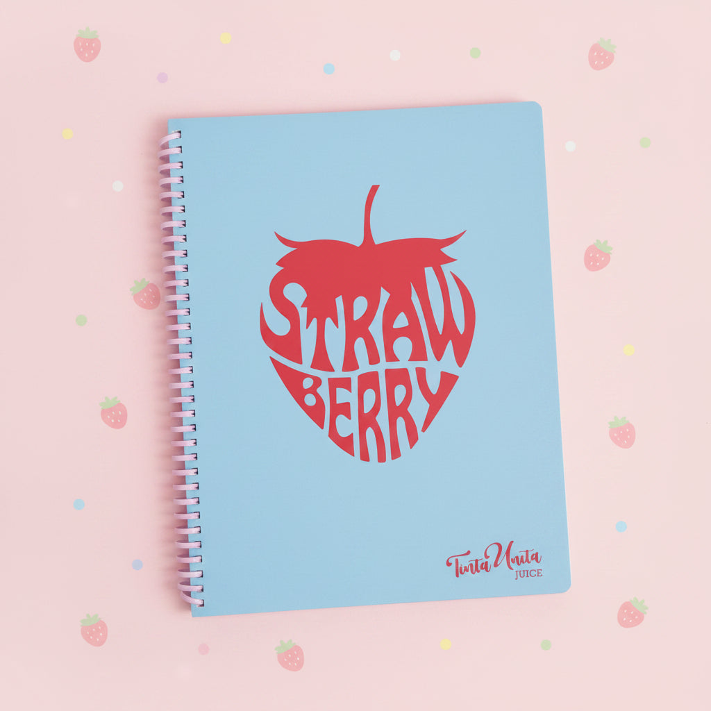 Tinta Unita Juice – Maxi Quaderno Spiralato Profumato A4 – Rigatura 5M