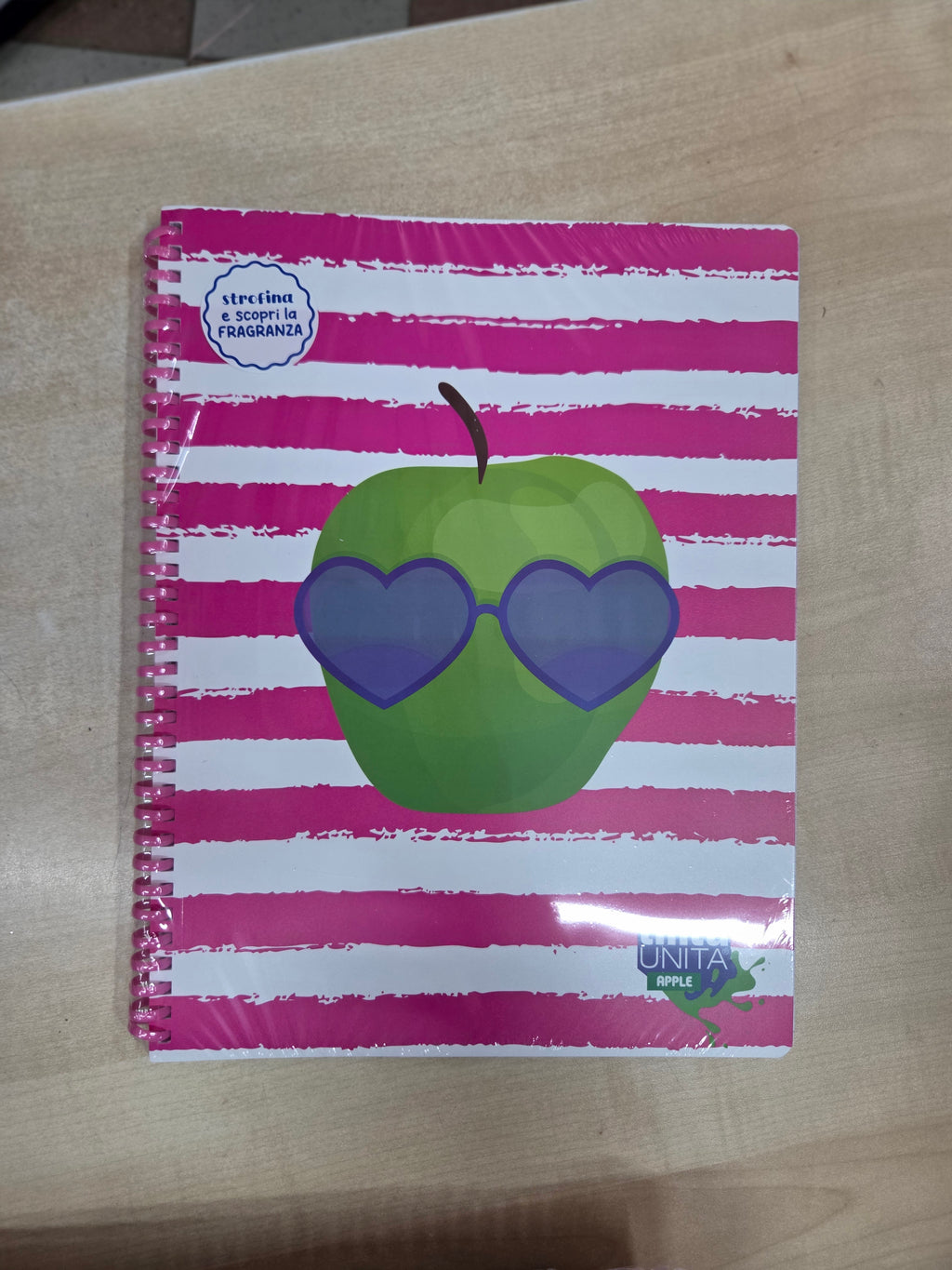 Tinta Unita Juice – Maxi Quaderno Spiralato Profumato A4 – Rigatura 1R