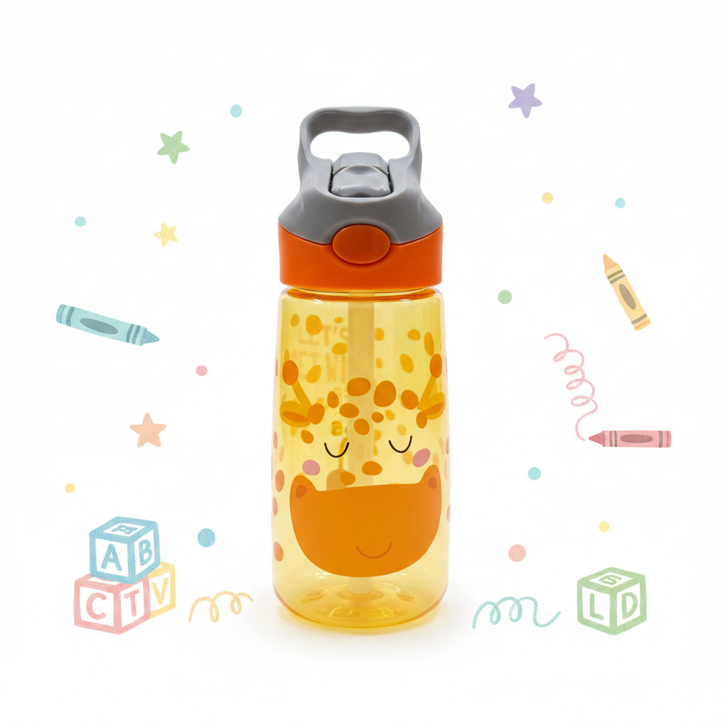 Tinta Unita Kids: Borraccia Bambini 480ml con Beccuccio – Tritan