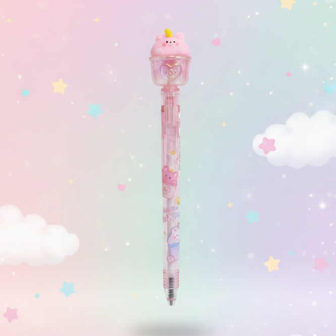 Penna a Sfera Slim Crystal – Design Kawaii Trasparente Incanta