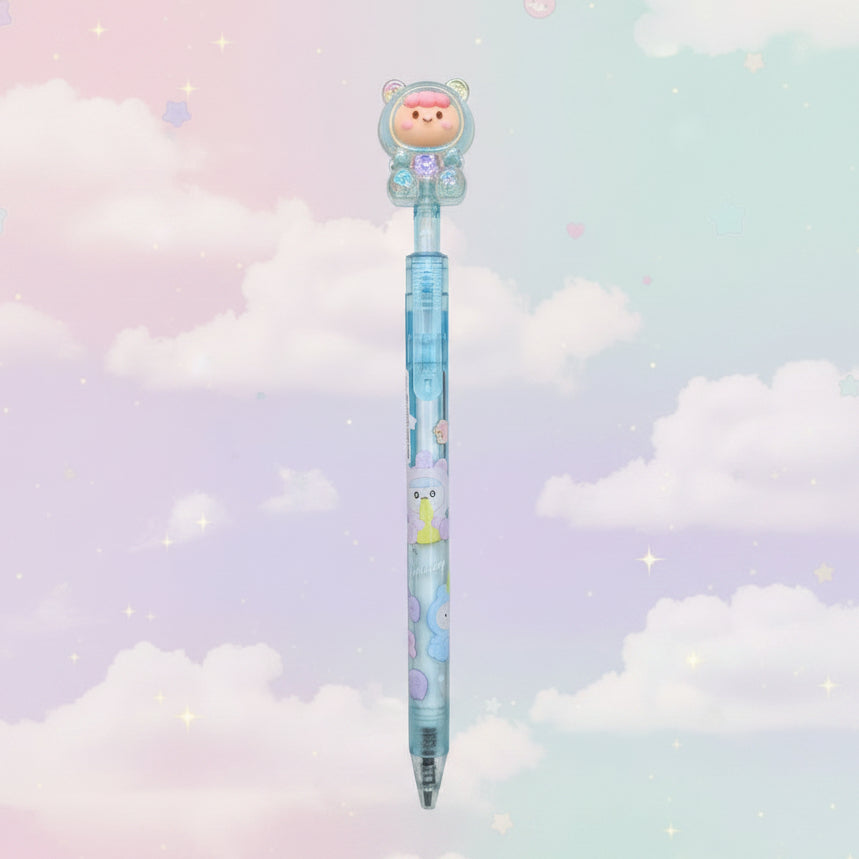 Penna a Sfera Slim Crystal – Design Kawaii Trasparente Incanta