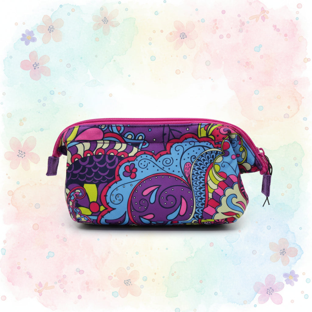 Astuccio Bustona Triangolare Girl Power con Patch Staccabili – Tinta Unita Click