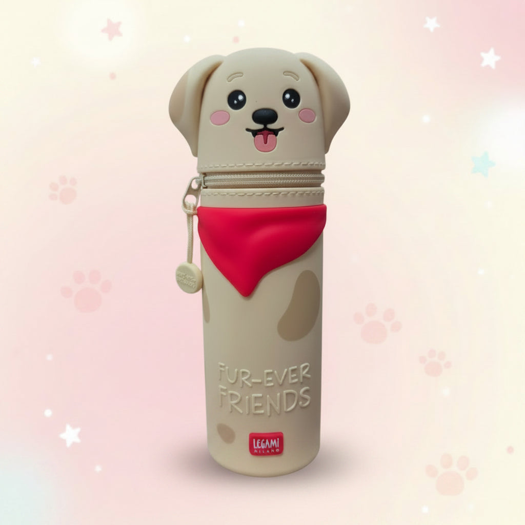 Astuccio 2-in-1 in Silicone Legami Kawaii Golden | Si Trasforma in Portapenne