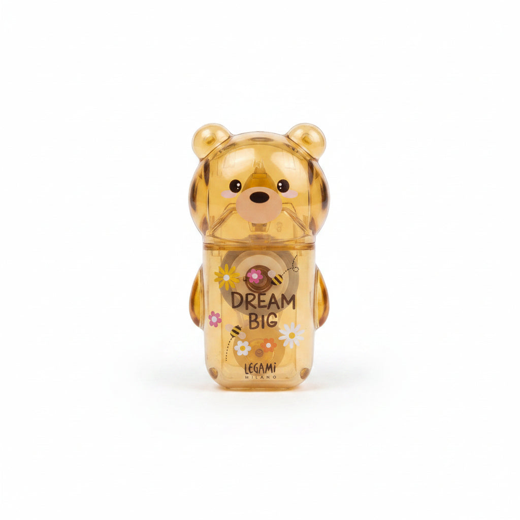 Correttore a Nastro Legami Teddy Bear | Copertura Totale, Subito Sovrascrivibile