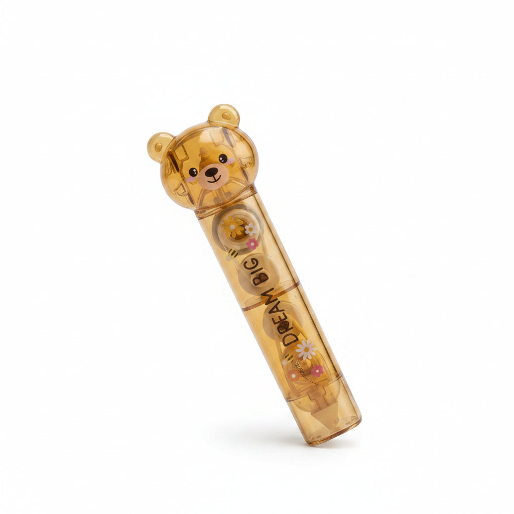 Colla a Nastro 2-in-1 Legami Teddy Bear | Adesivo Trasparente Permanente, Nido d'Ape