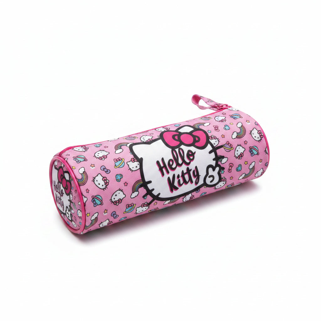Astuccio Tombolino Hello Kitty – Zip, Grafica Doppia Faccia