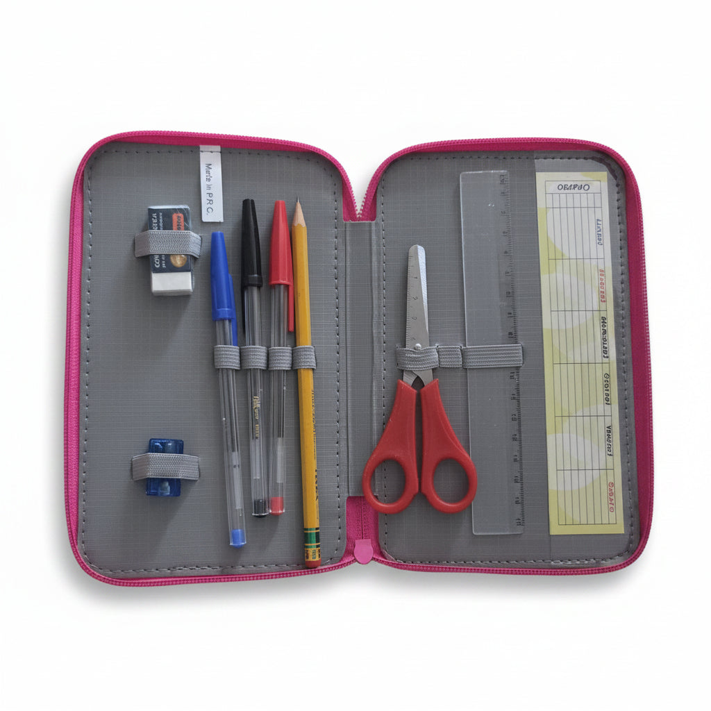 Astuccio 3 Zip Monokids – Completo per la Scuola