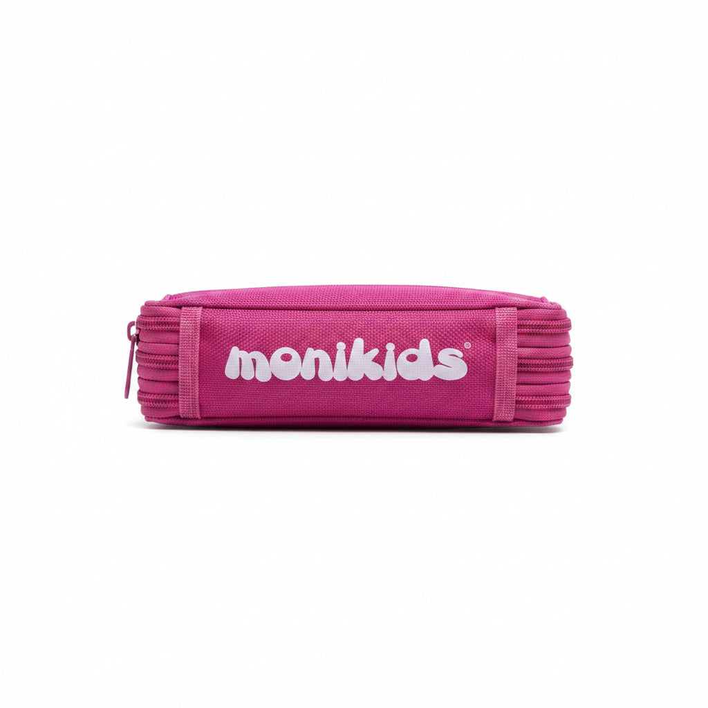 Astuccio 3 Zip Monokids – Completo per la Scuola