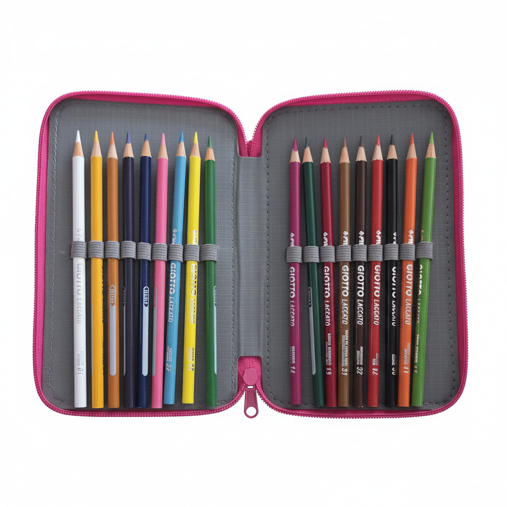 Astuccio 3 Zip Monokids – Completo per la Scuola