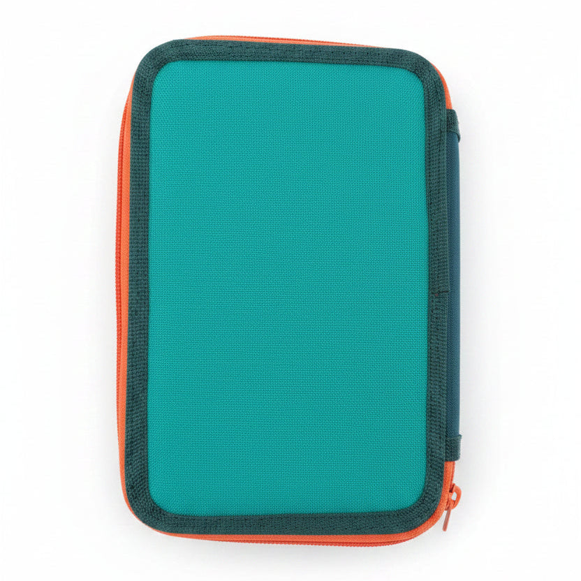 Astuccio 3 Zip Color Block Saccucciolo Lebez – Completo per la Scuola