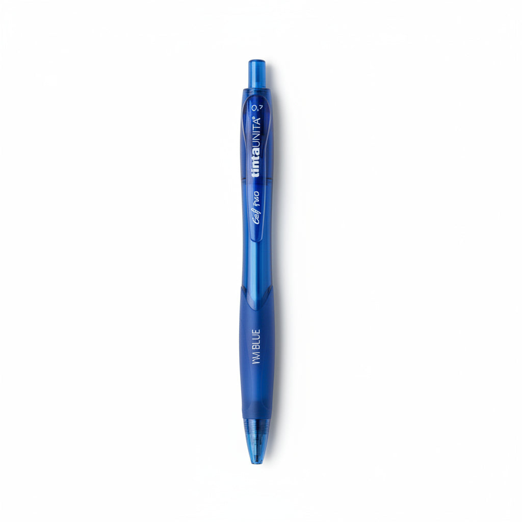 Set 4 Penne Gel Pro I'M Tinta Unita Punta 0.7 mm – 2 Nere, 1 Rossa, 1 Blu