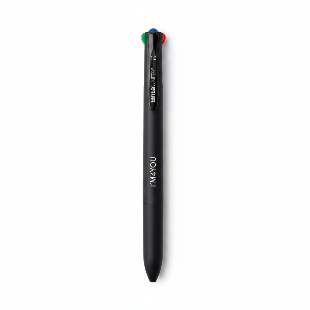 Penna 4 Colori Semigel I'M Tinta Unita Punta 1.0 mm Versione Icon – Vendita Singola