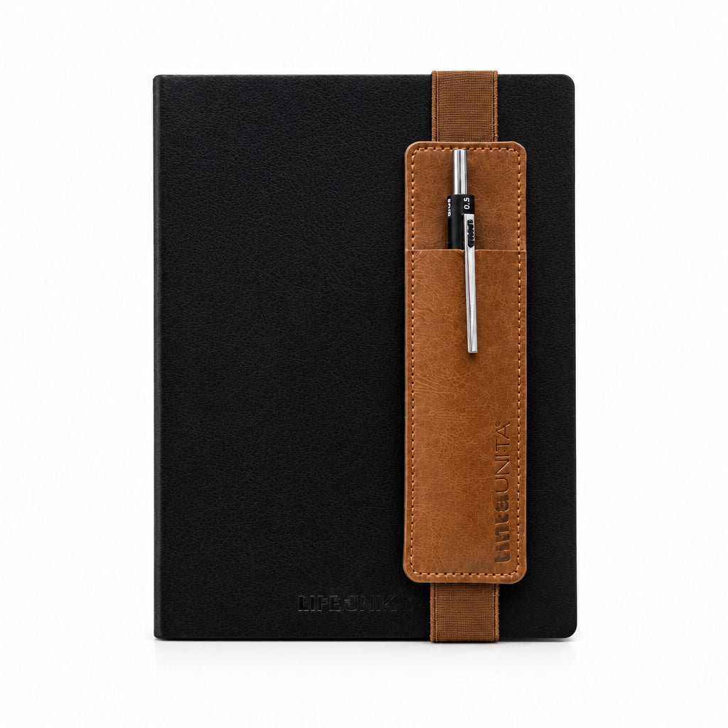 Tinta Unita - Agenda Giornaliera 14,8 × 21 con Pouch e Penna 4 in 1 - 2027