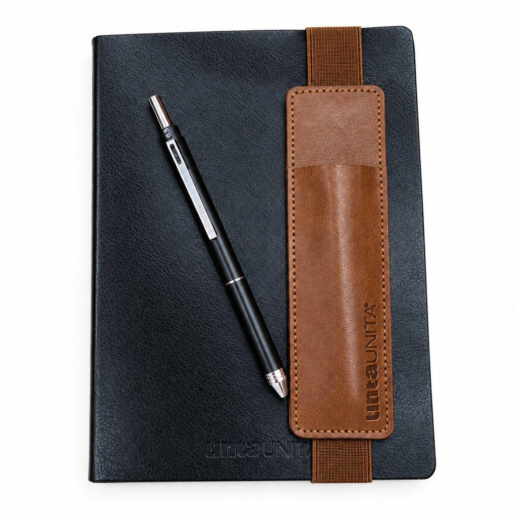 Tinta Unita - Agenda Giornaliera 14,8 × 21 con Pouch e Penna 4 in 1 - 2027