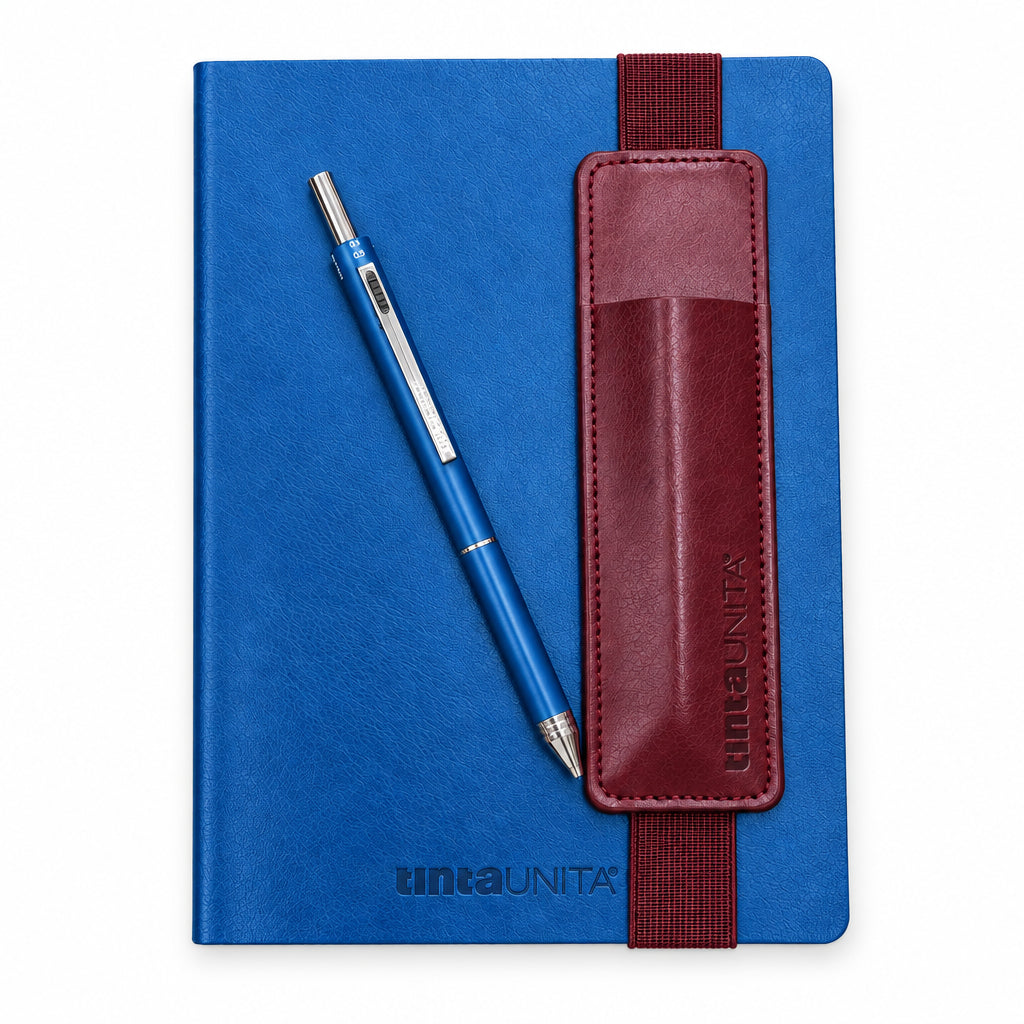 Tinta Unita - Agenda Giornaliera 14,8 × 21 con Pouch e Penna 4 in 1 - 2027