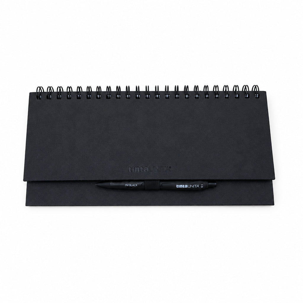 Tinta Unita - Planning Settimanale da Tavolo 2027 30,4×14 cm con Penna a  sfera Ultra