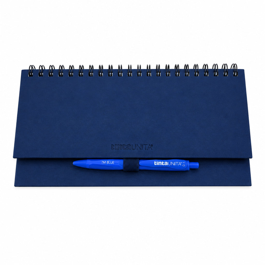 Tinta Unita - Planning Settimanale da Tavolo 2027 30,4×14 cm con Penna a  sfera Ultra