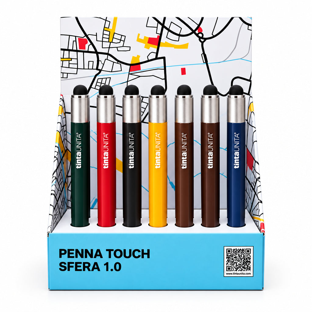 Tinta Unita - Penna a Sfera Touch 1,0 mm con Inchiostro Blu