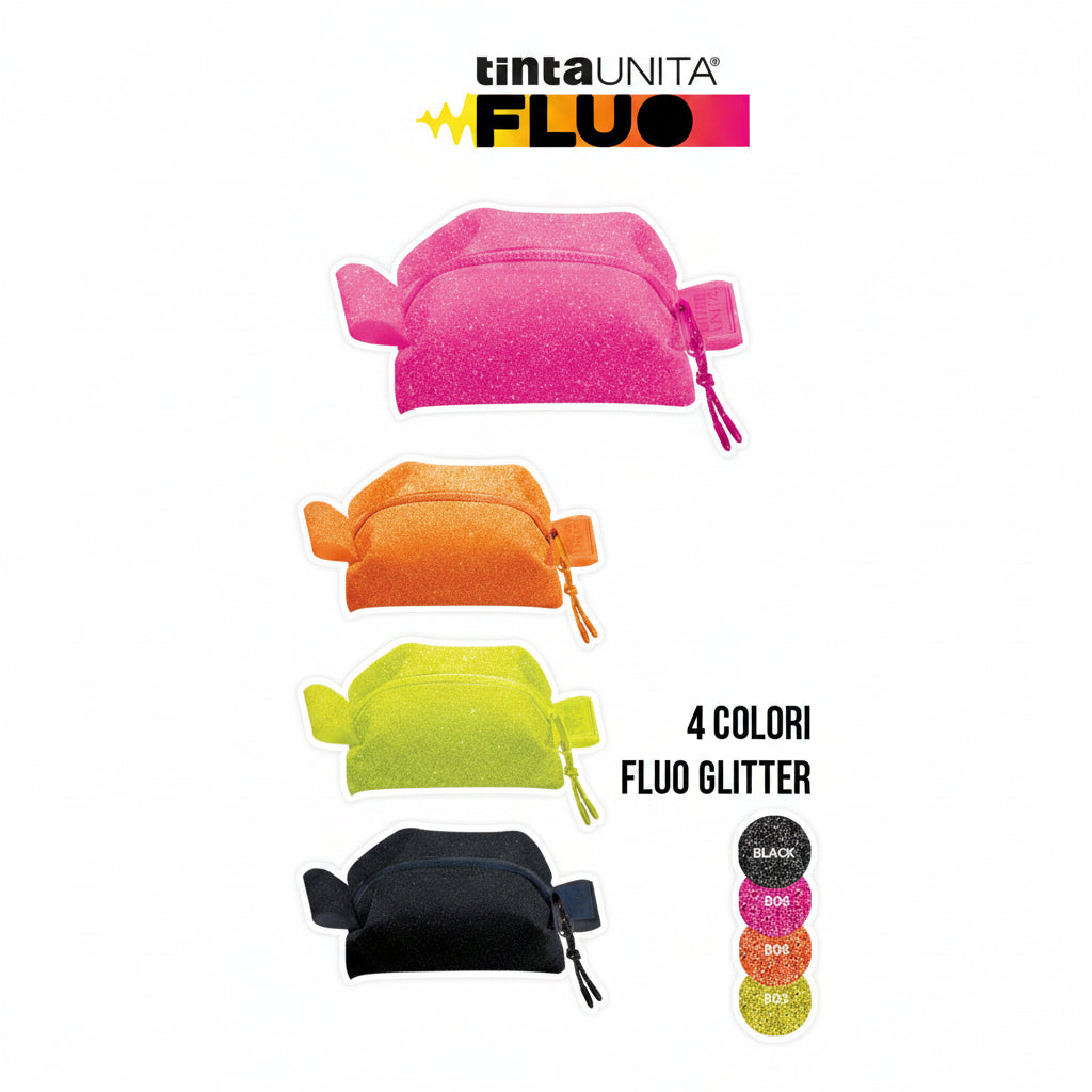 Astuccio Caramella Mini in Silicone Tinta Unita Fluo