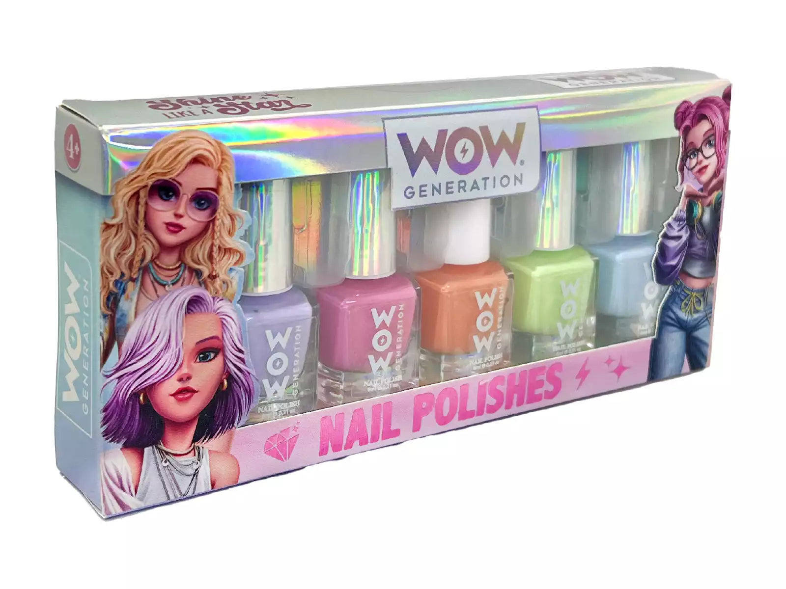 Wow generation: Set di 5 smalti per unghie