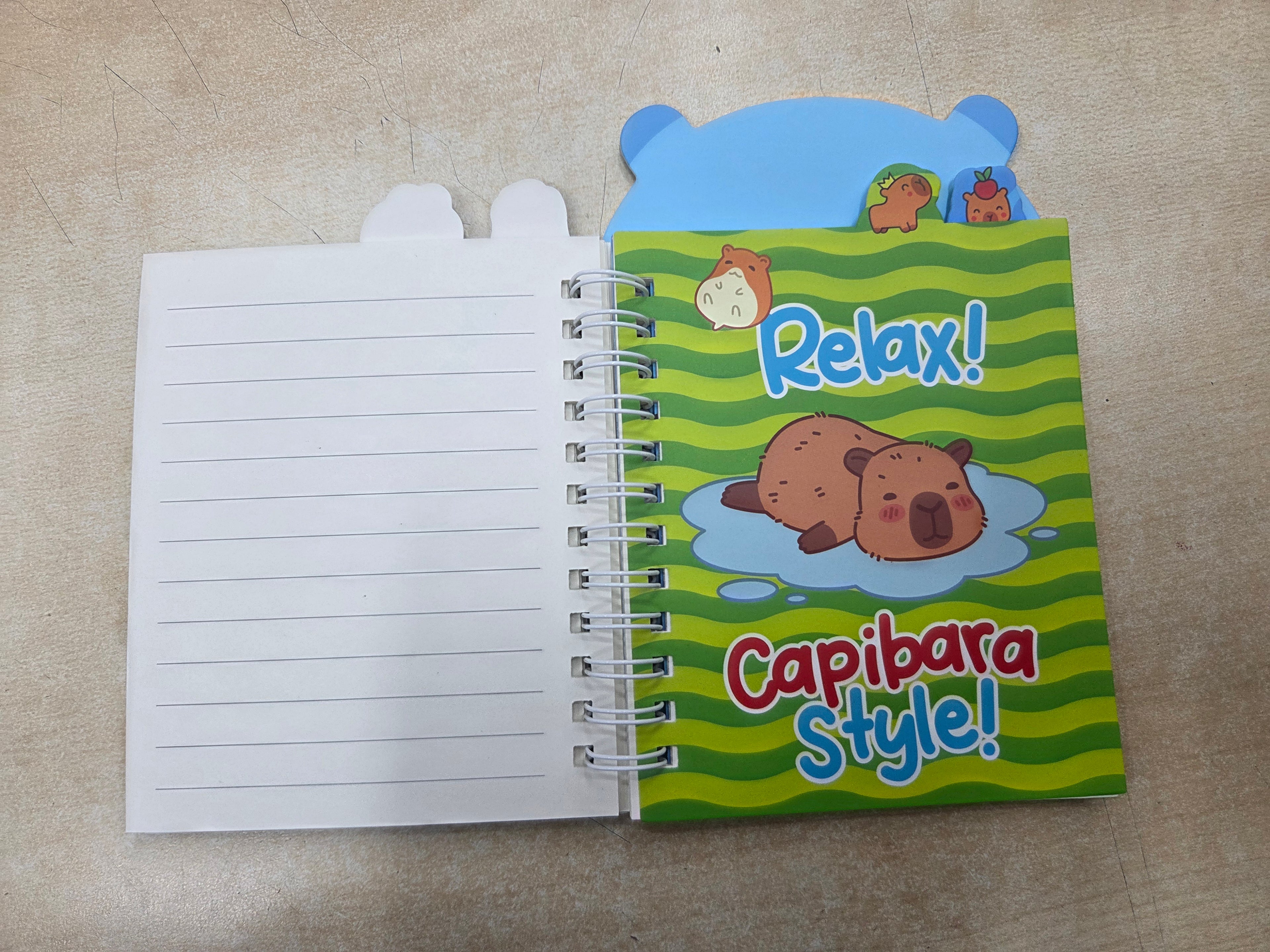 Tinta Unita Zoo Capibara mini blocchetto cm 9,5 x 11,6