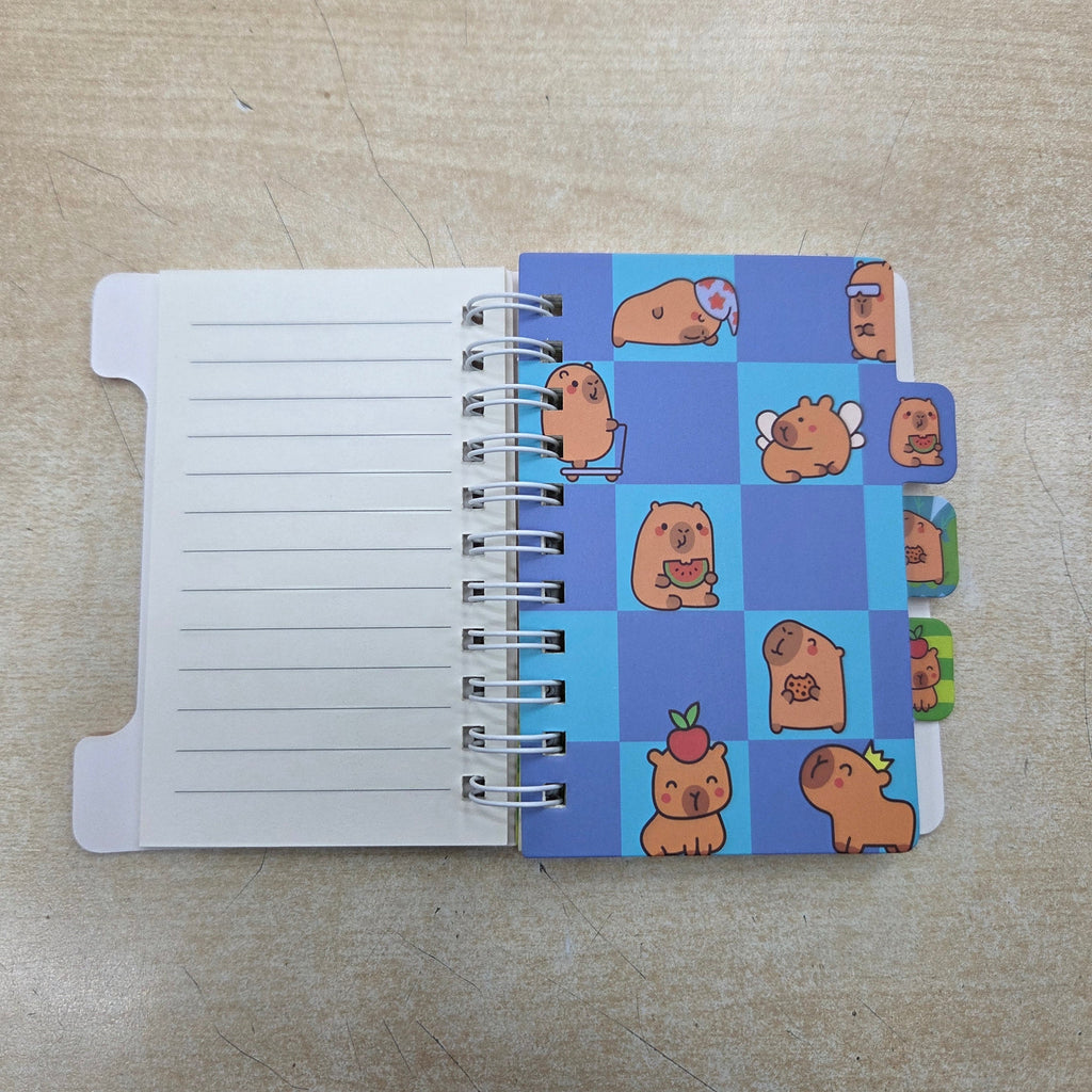 Tinta Unita Zoo Capibara mini blocchetto a spirale cm 6,4x10,4