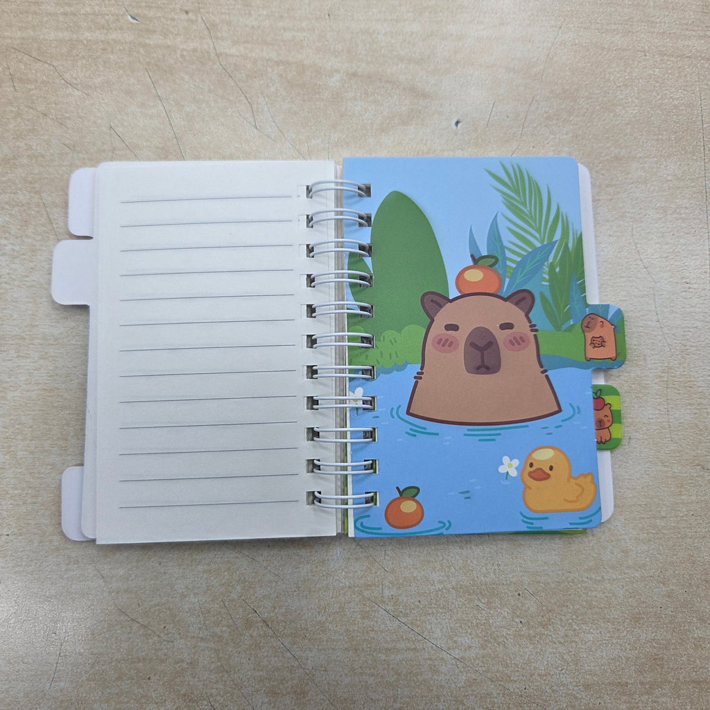 Tinta Unita Zoo Capibara mini blocchetto a spirale cm 6,4x10,4