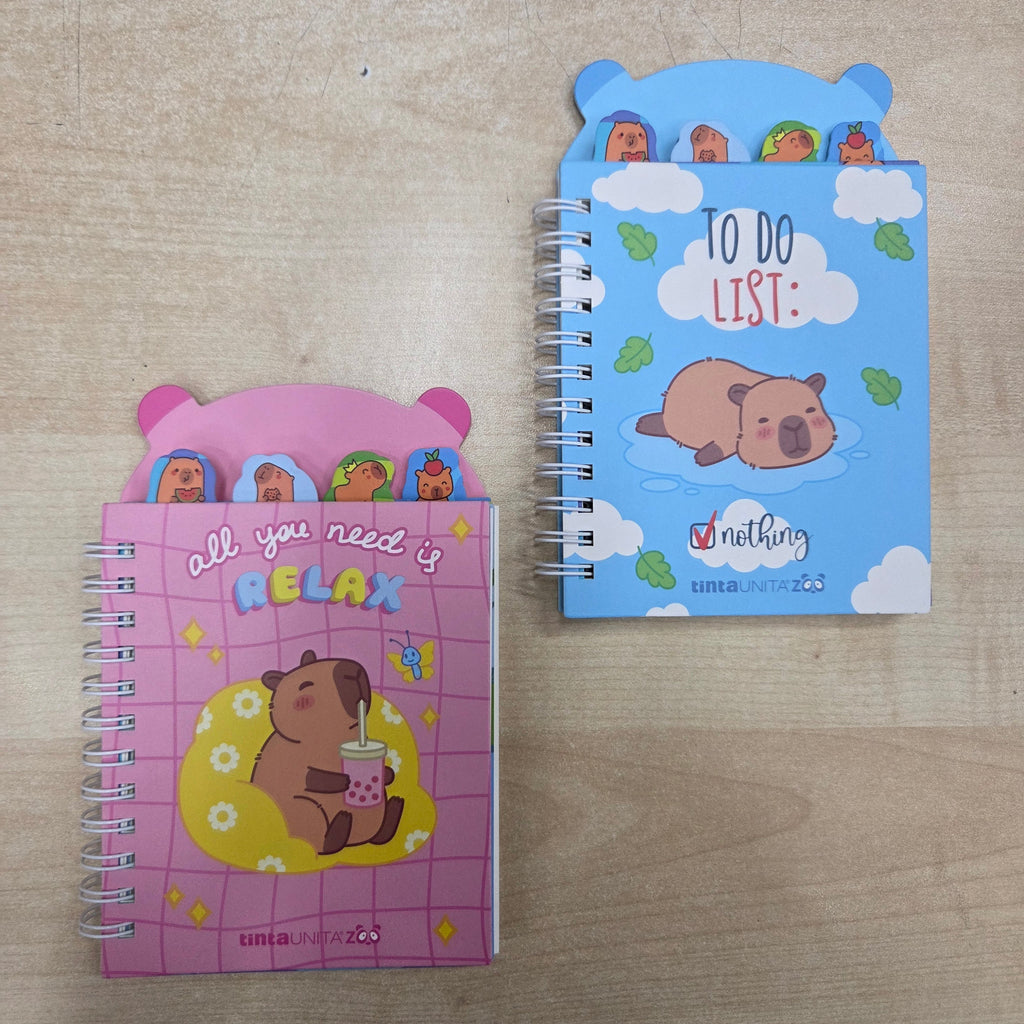 Tinta Unita Zoo Capibara mini blocchetto cm 9,5 x 11,6