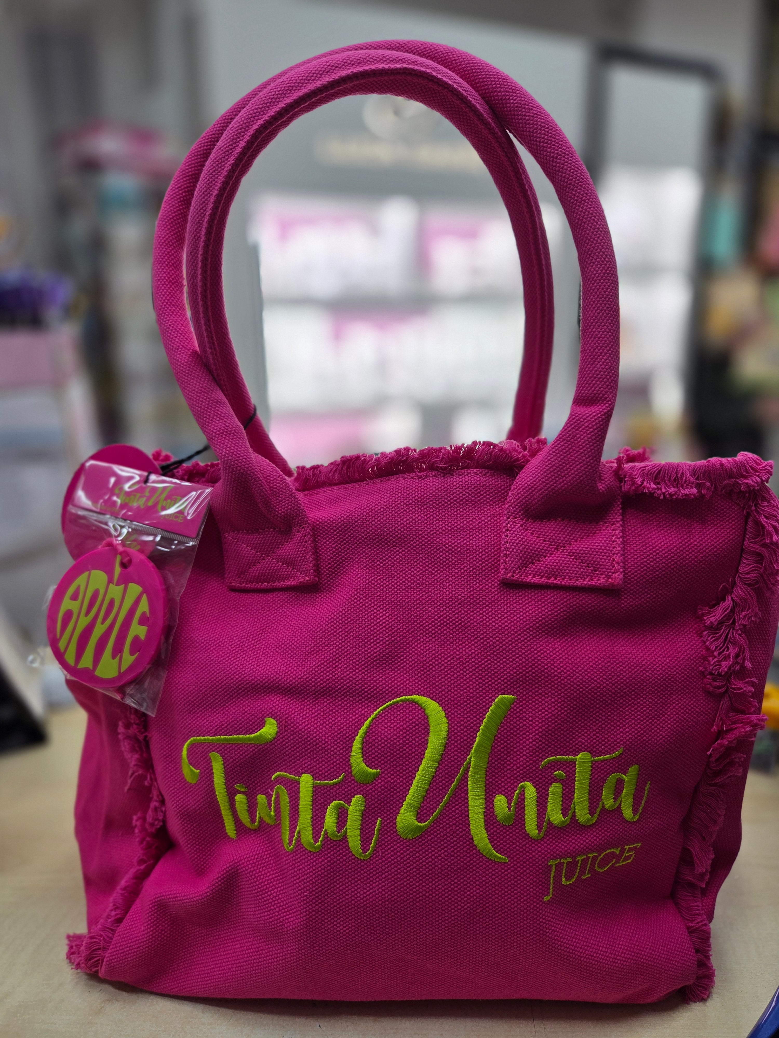 Tinta Unita Juice: Shopping Bag Profumata con Applicazione – Polycotton Fashion