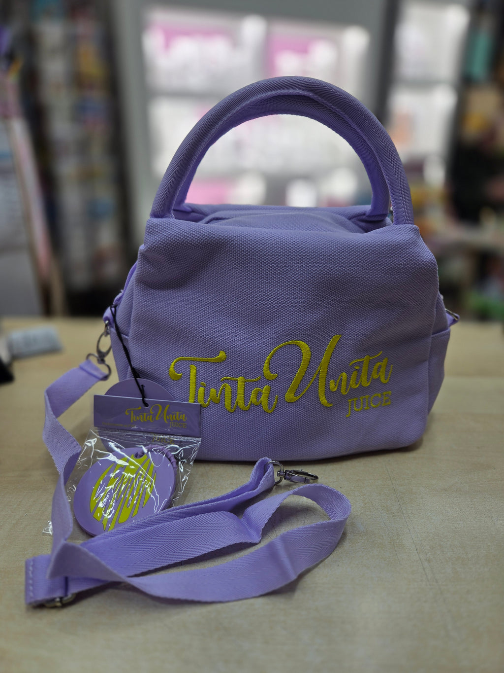 Tinta Unita Juice: Borsa Termica Profumata con Applicazione – Polycotton Fashion 21x16x6 cm