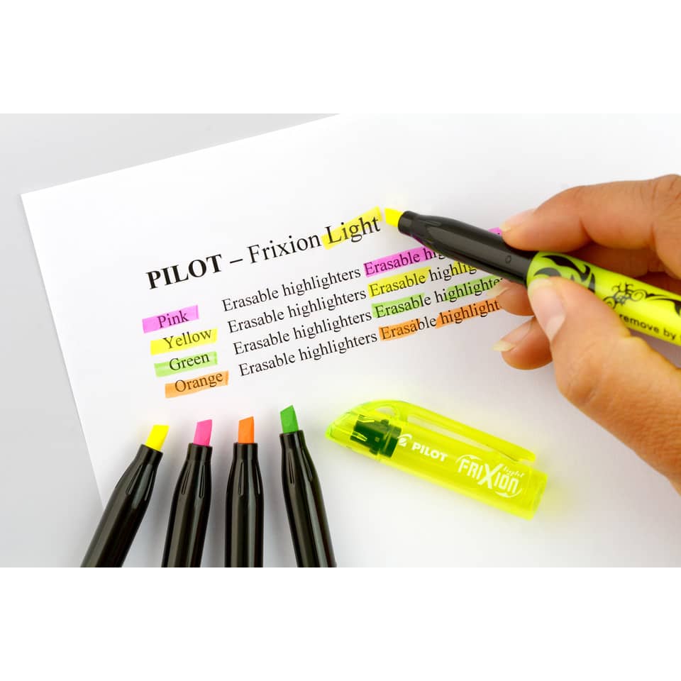 Stabilo: Evidenziatore a penna cancellabile Pilot Frixion Light - tratto 3,3 mm