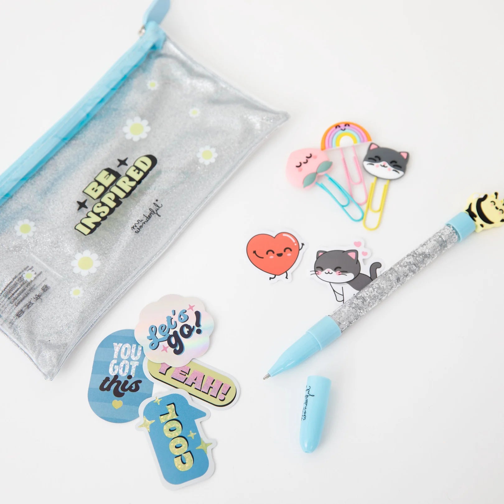 Mr. Wonderfull: Astuccio Penna - Clips - Adesivi - Be inspired