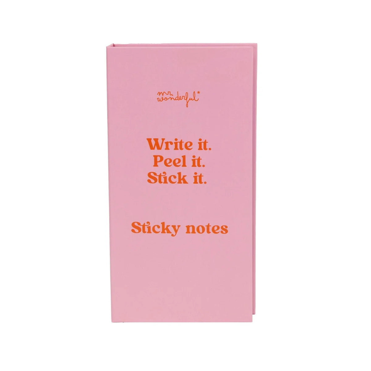 Mr.Wonderful - Set di Note e Segnalibri Adesivi - Write it. Peel it. Stick it.