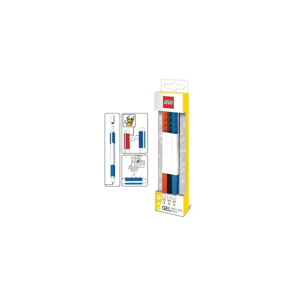 Lego: Set 3 penne gel LEGO®
