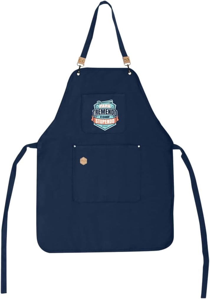 Mr.Wonderful: Set di grembiule + spatola di legno con messaggio per Festa del Papà