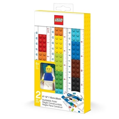 Lego: Righello LEGO® con minifigure, 30 cm