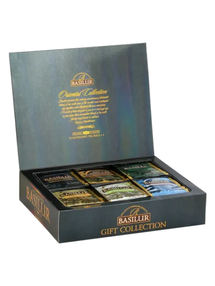 Tè nero e verde BASILUR ORIENTAL COLLECTION Assortiti 60 bustine