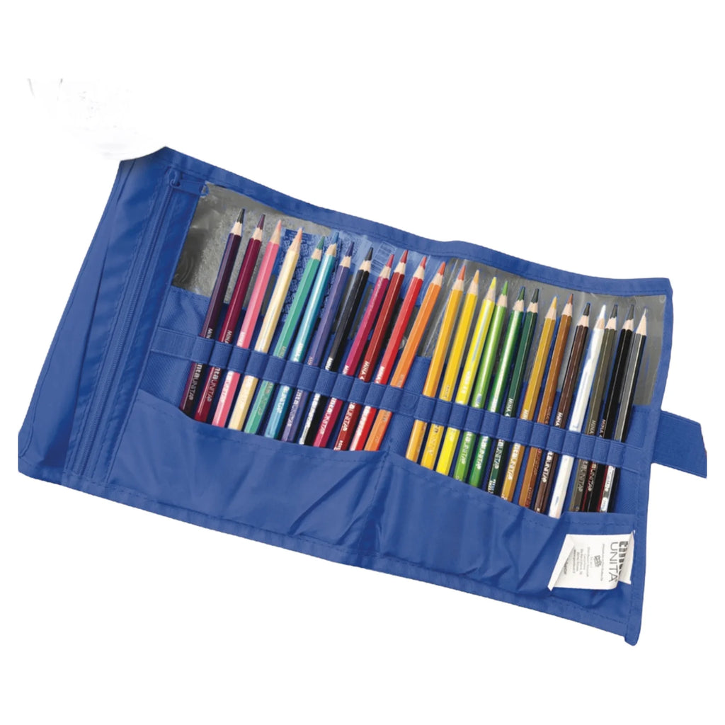 Rotolo Porta Pastelli 24+1 Tinta Unita Young Monster Truck | Velcro, Finestra PVC