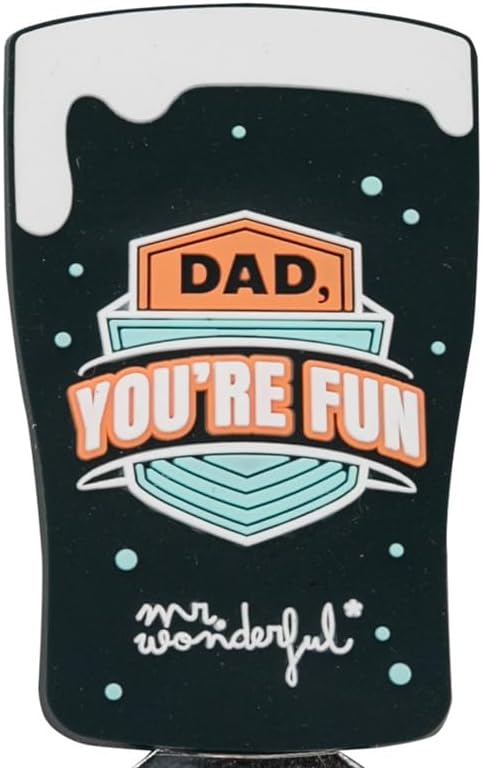 Mr.Wonderful: Apribottiglie con messaggio "Dad, you're fun"