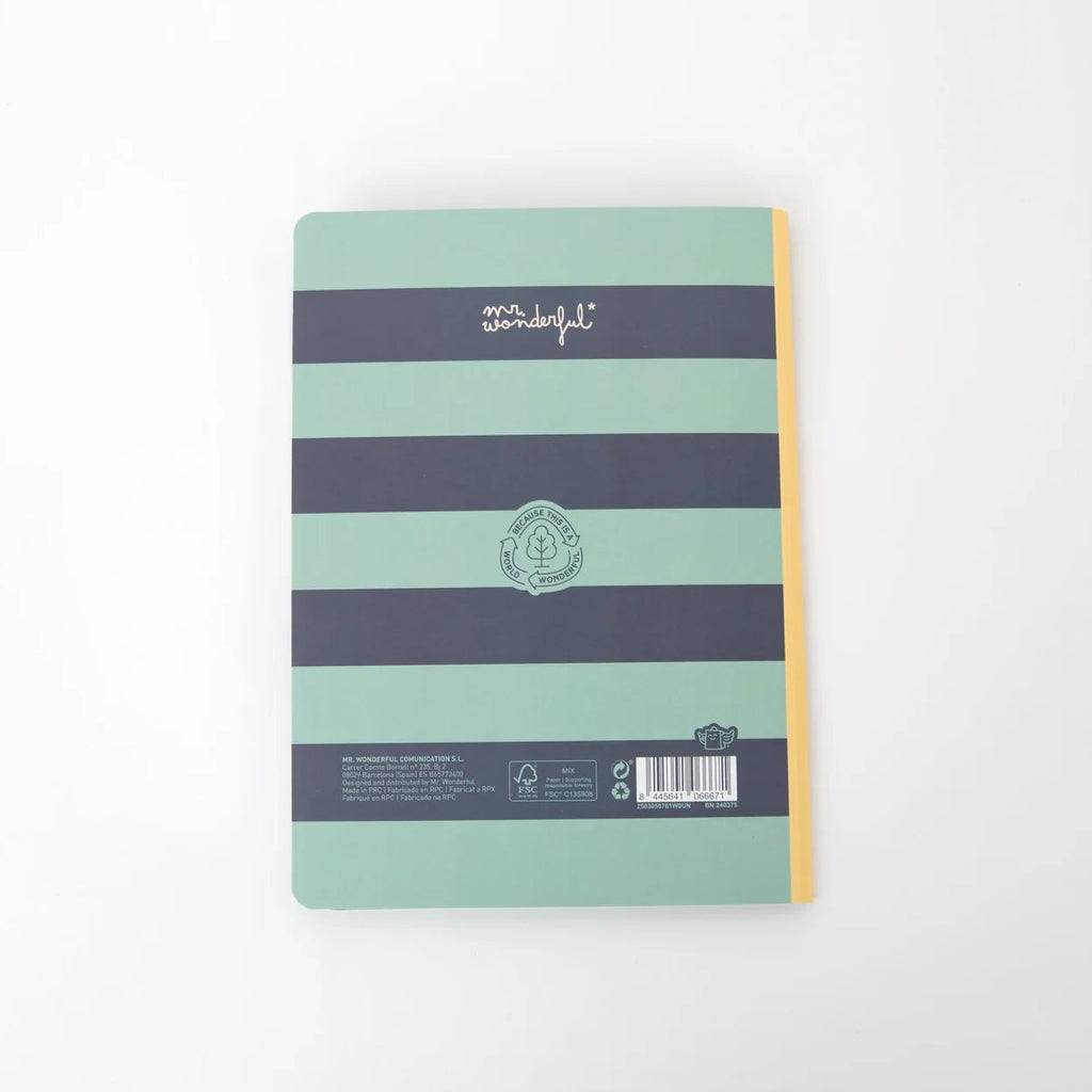 Mr. Wonderfull: Quaderno con adesivi e post-it super cool