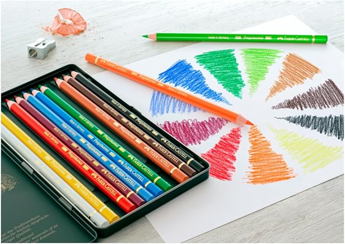 Faber Castell: Set 12 matite colorate Polychromos